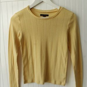American Eagle Yellow Long Sleeve Top